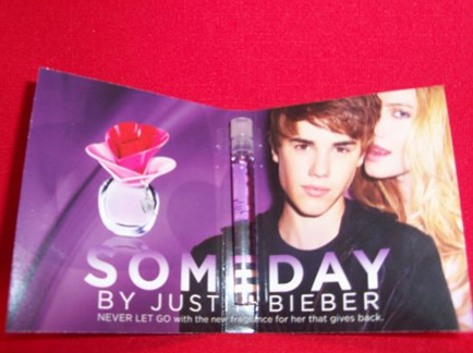 Sample of Justin Bieber Someday Perfume Fragrance