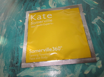 Sample of Kate Somerville 360 Tanning Towelette